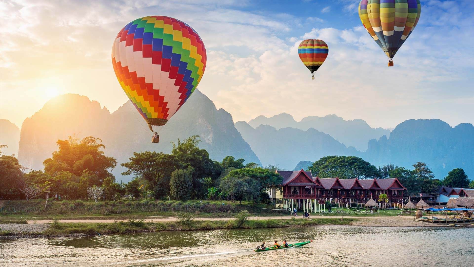 Laos Hot Air Balloon