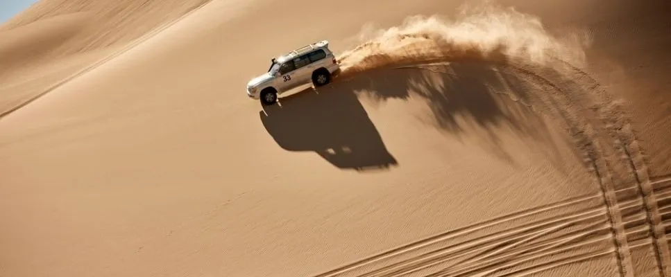 Dune Bashing in the Desert.