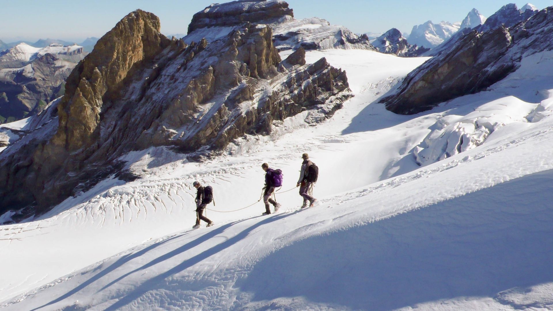 Ride down the Alps